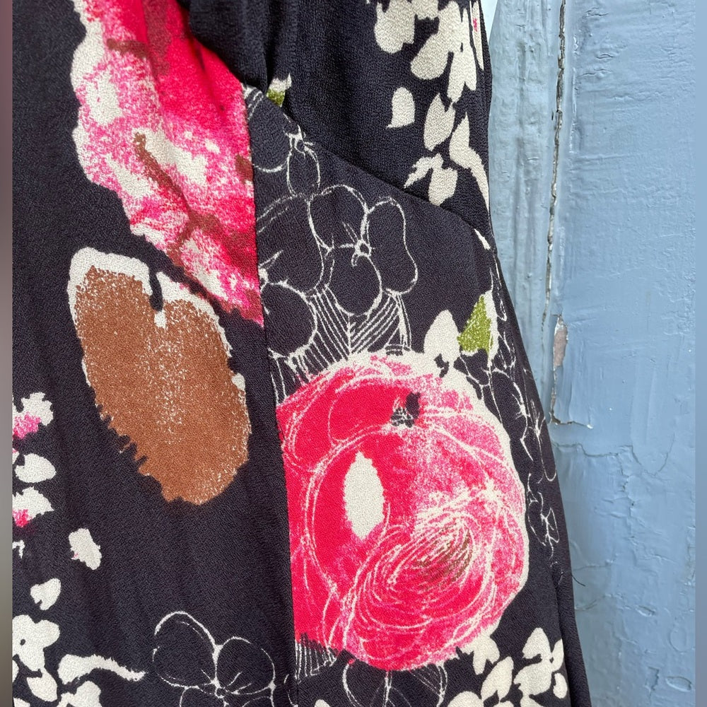 Vintage “It’s New Pussycat” floral Halter Dress, size approx 6