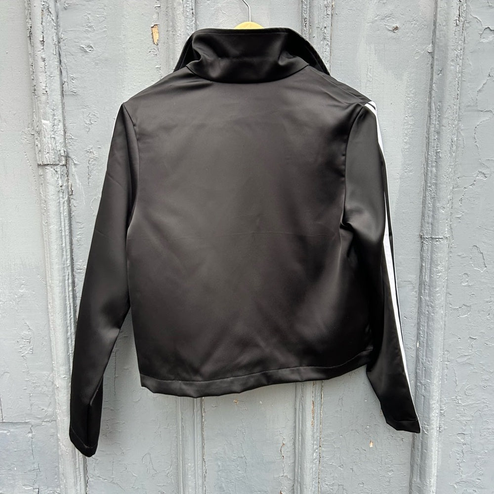 Adidas Satin 3 stripes Track Top, BNWT, size S
