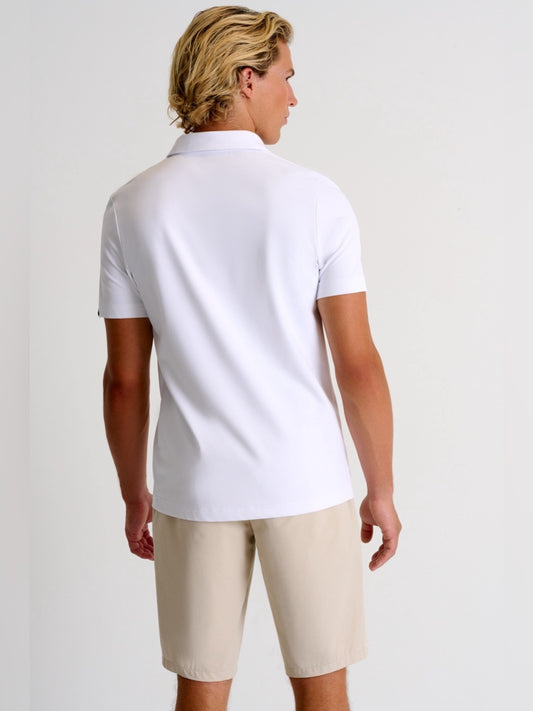 Shan Actuel Polo, white, BNWT, size S