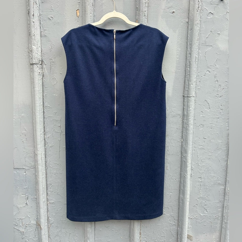 Club Monaco Navy Knit Dress, Size M