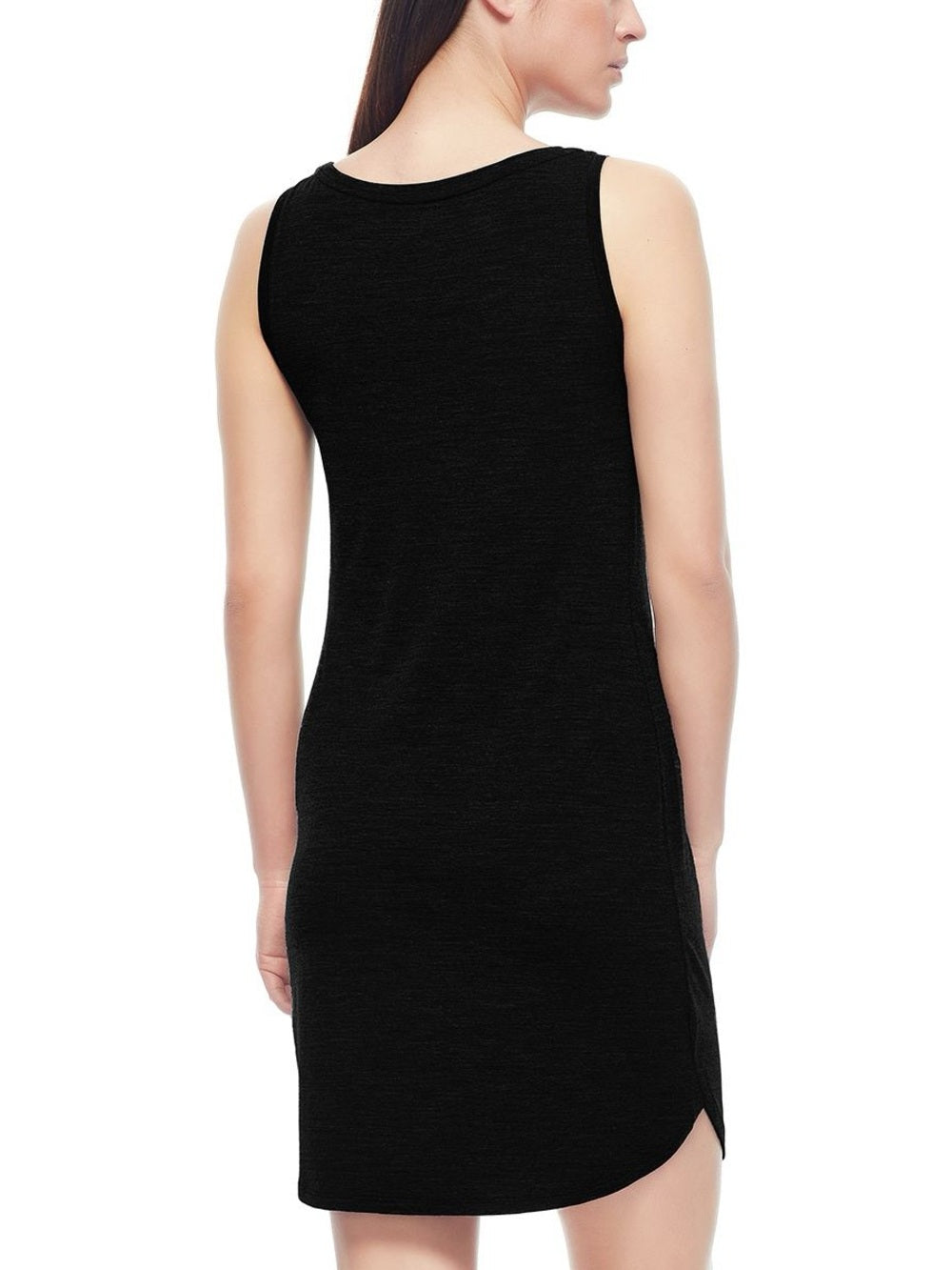 Icebreaker black Yanni merino tank dress, size L