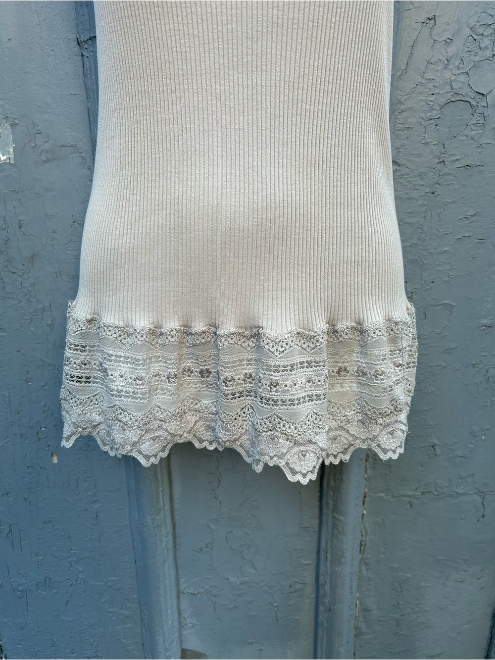 Rosemunde Copenhagen lace tank, size approx M