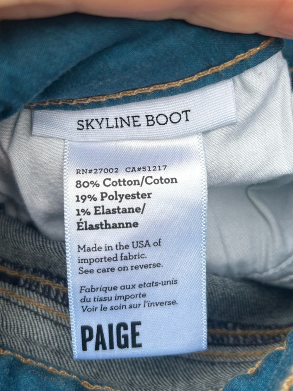 Paige Skyline Bootcut Jeans, size 32