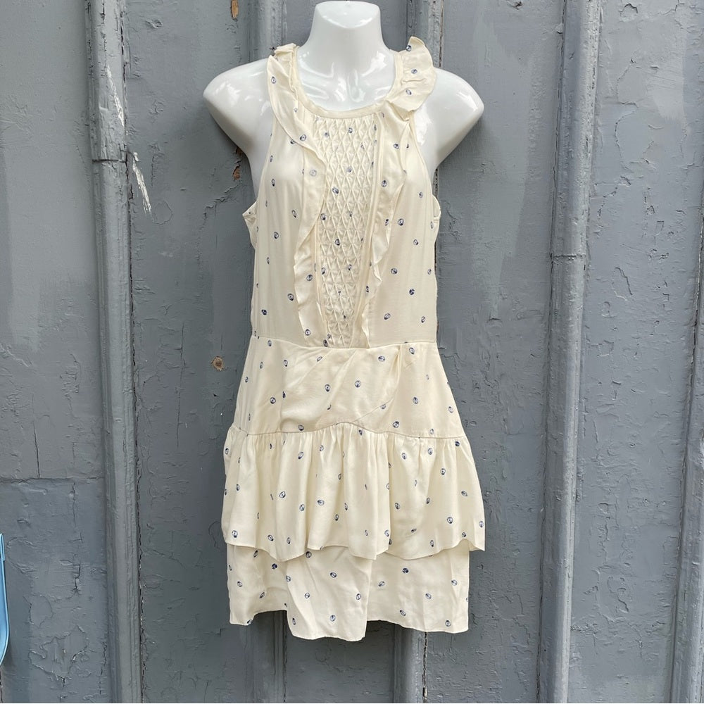 Maje Charley Ruffle front dress, size “1” (small)