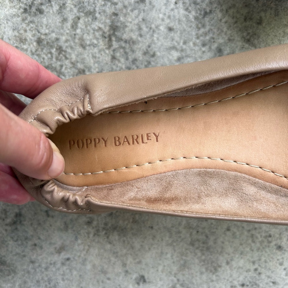Poppy Barley Taupe On the Go Ballet flats, size 7
