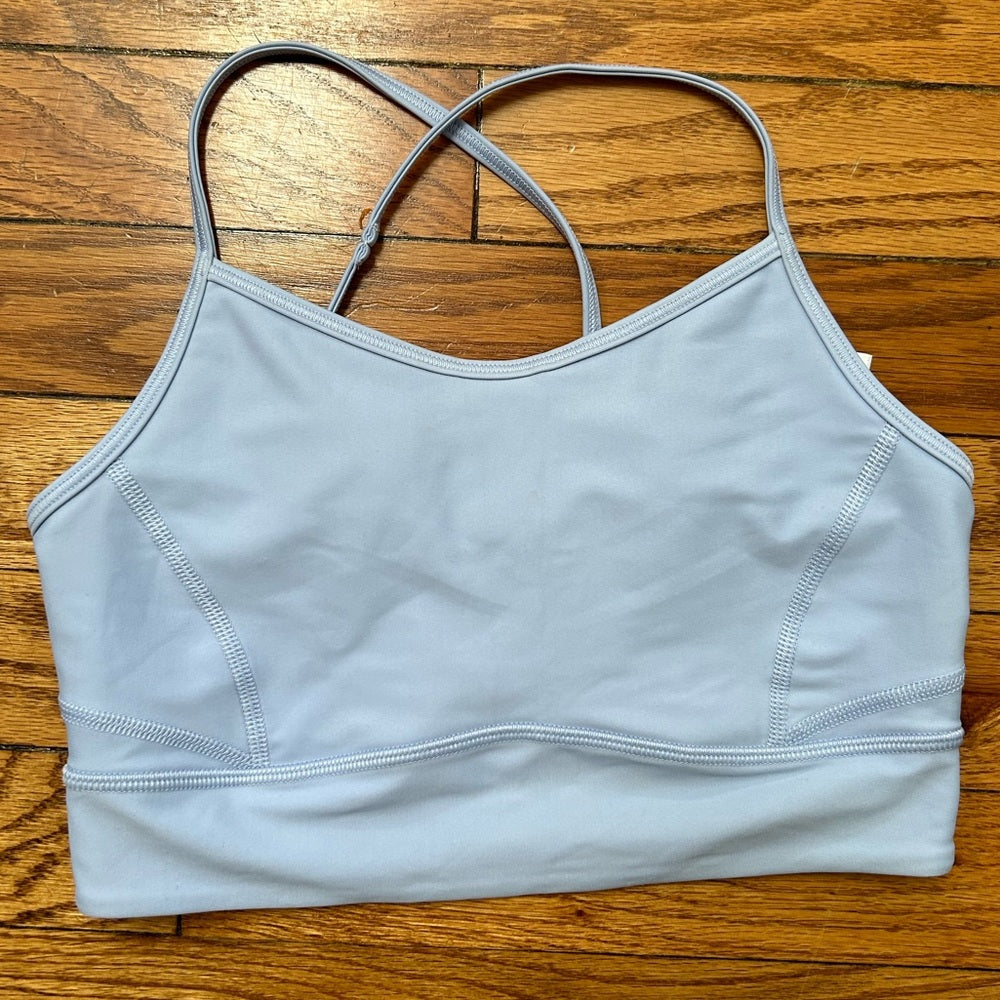 Ivivva Periwinkle Blue Strappy Bra, size girls 12