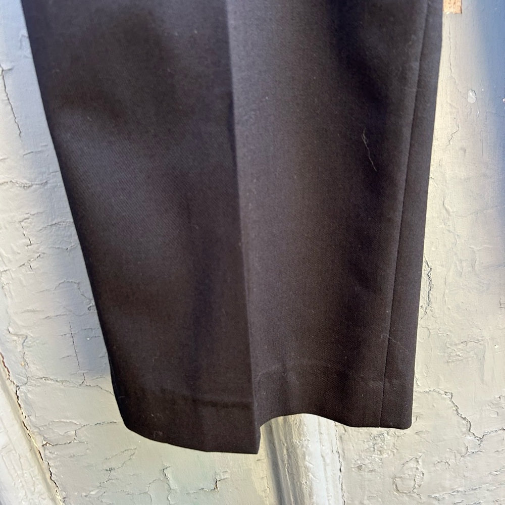 G. Label by Goop Carter Military Black button front trousers, size 8