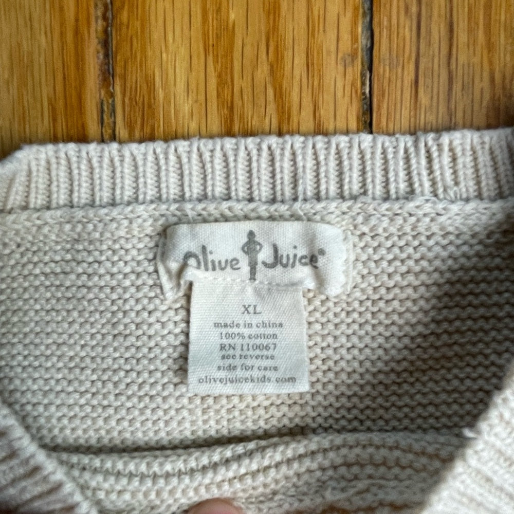 Olive juice girls sweater/ tunic bundle, size 12