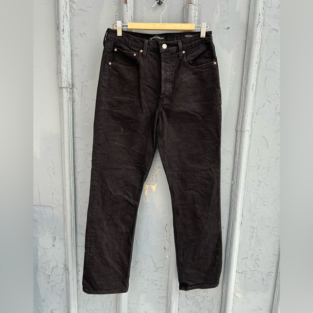 Denim Forum The Arlo Hi-Rise Straight 30L Jean, size 30