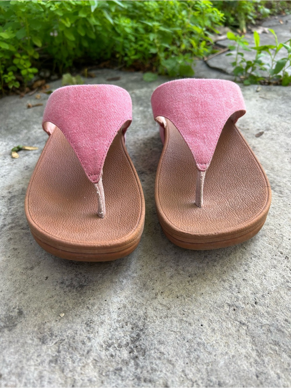 FitFlop Lulu Pink Suede Sandal, size 7