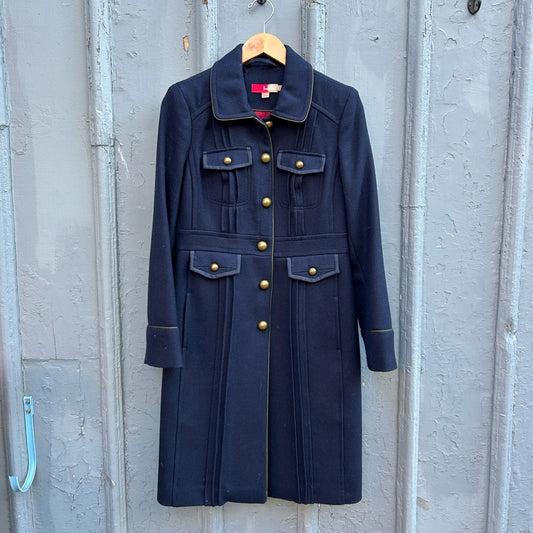 Boden Navy Officers Coat, Size 4