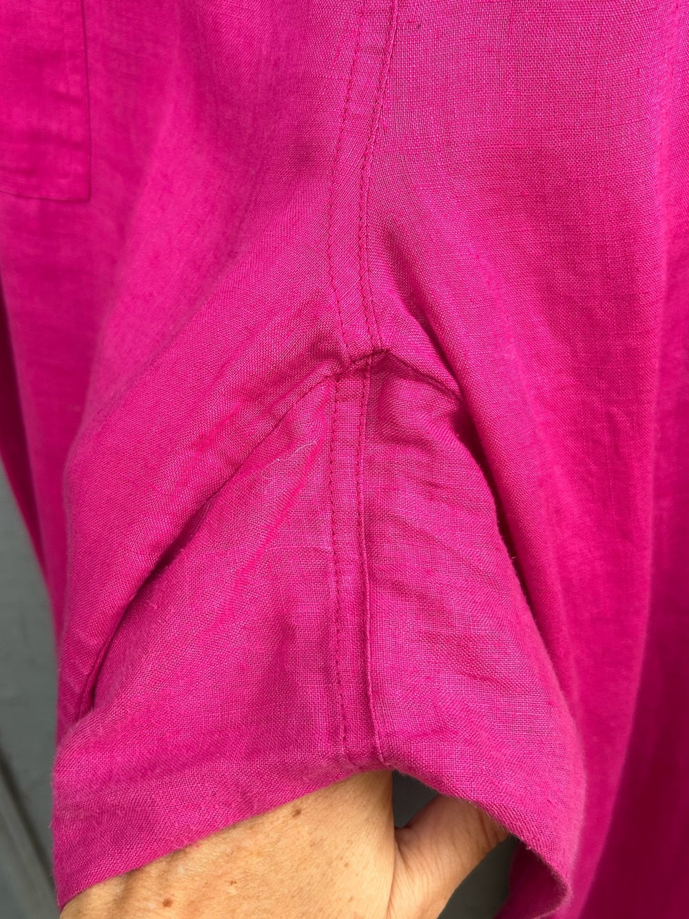 Rafaella Pink linen Pant, size 1X