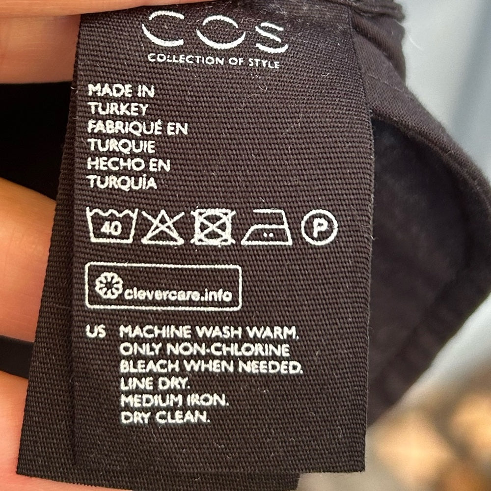 COS A-Line Dress With Front Pleat, size 4