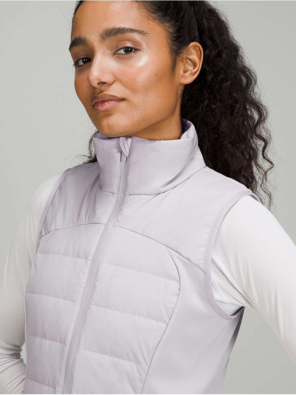Lululemon Chrome Down for it all vest, size 8