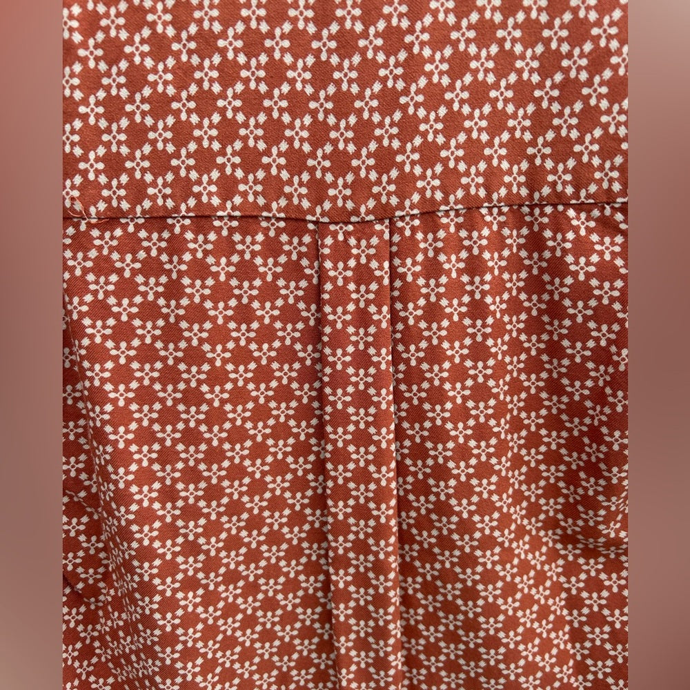 Indi & Cold Burnt Orange Katy Boho Blouse, size M
