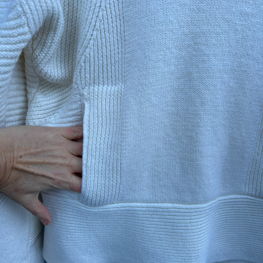 Kit & Ace cream merino blend Sweater, size xs/s