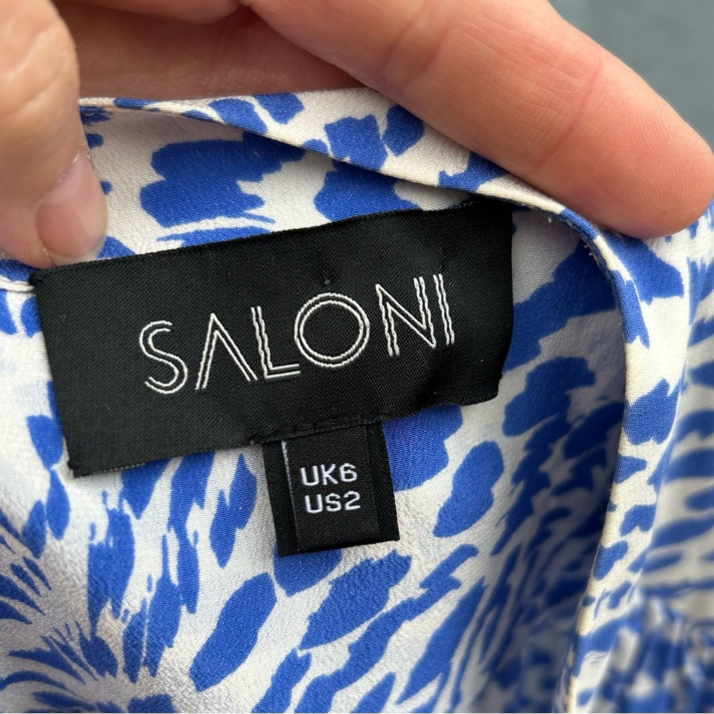 Saloni Silk Jumpsuit, size 2