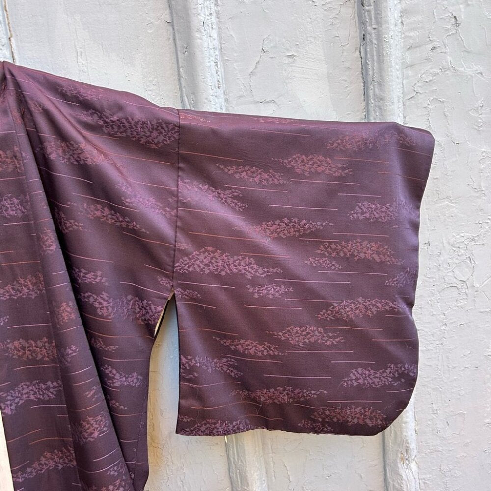 Vintage Purple Kimono Jacket