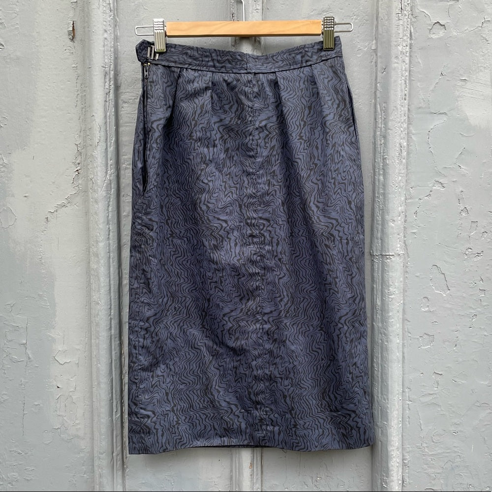 Vintage Yves Saint Laurent animal print skirt, size 36