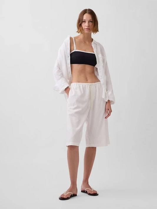 Gap White Wide leg Culotte, size M