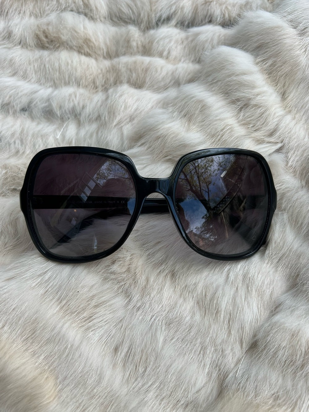 Dolce & Gabbana black Square Sunglasses, OS