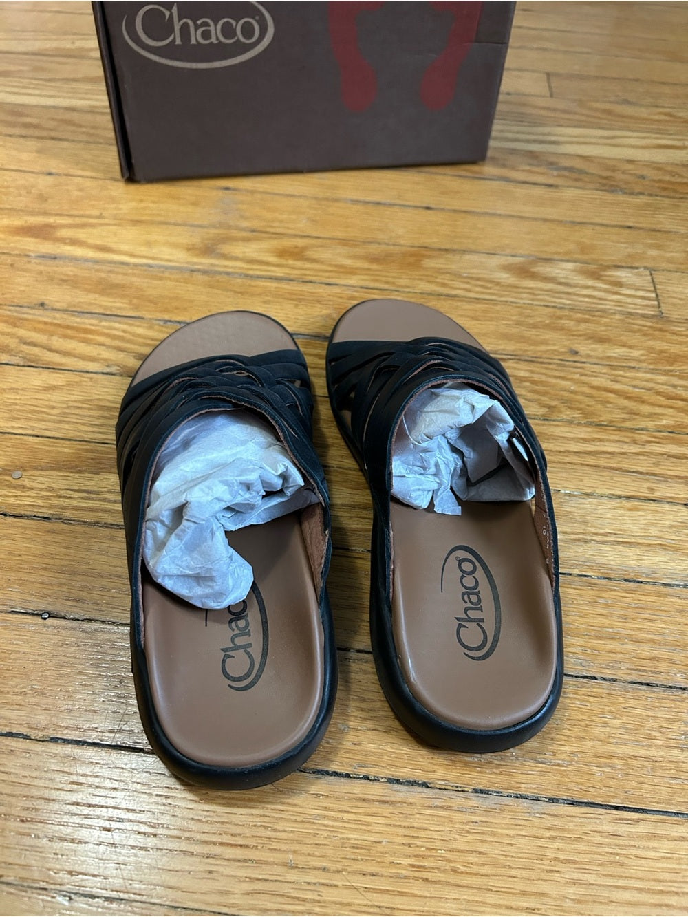 Chaco Sofia Black Sandals, BNIB, size 8