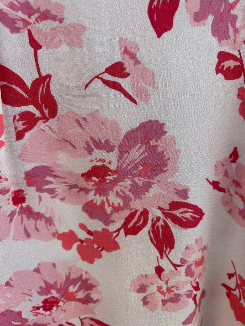 Joie Pink Floral Aruba Silk Tank, size M