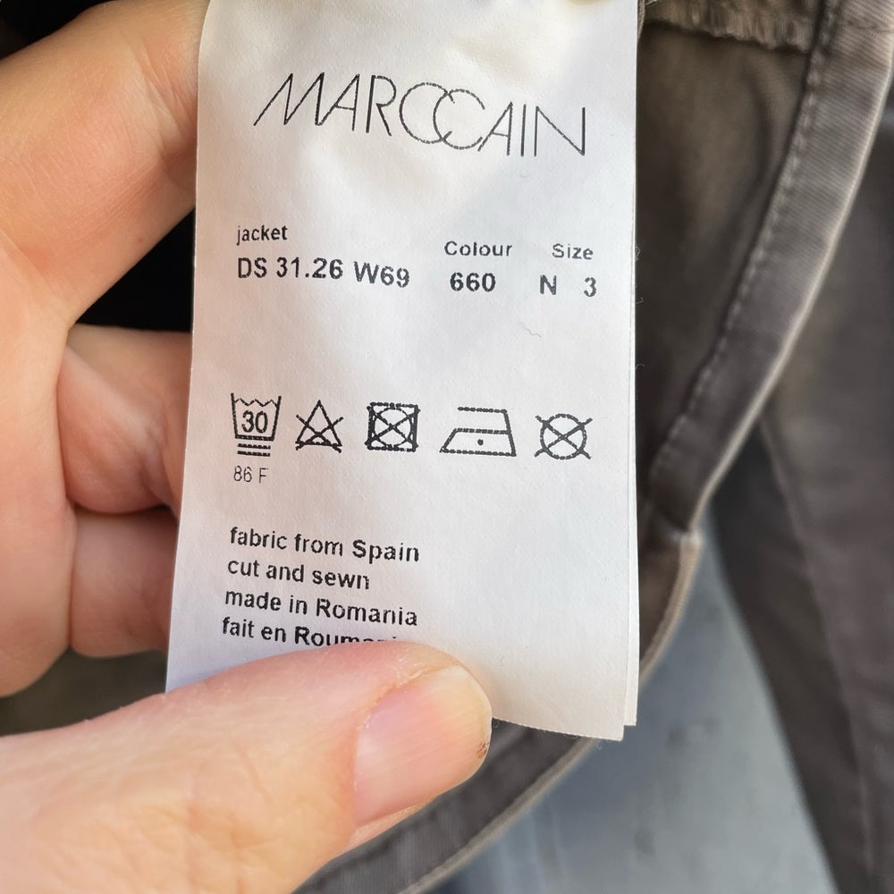 Marc Cain khaki jacket, size N3 (US 8)