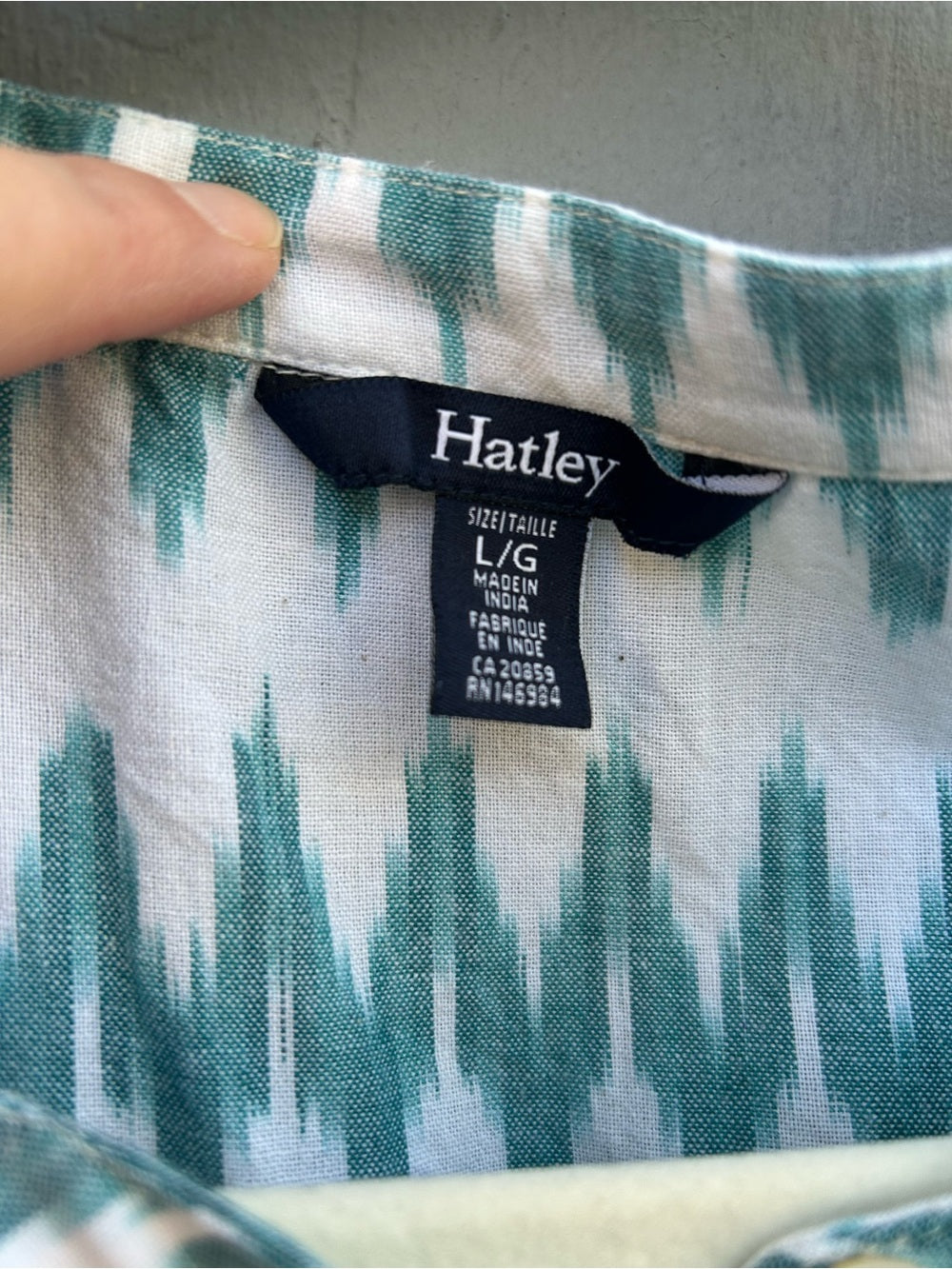 Hatley Green Abbey Ikat Dress, Size Large