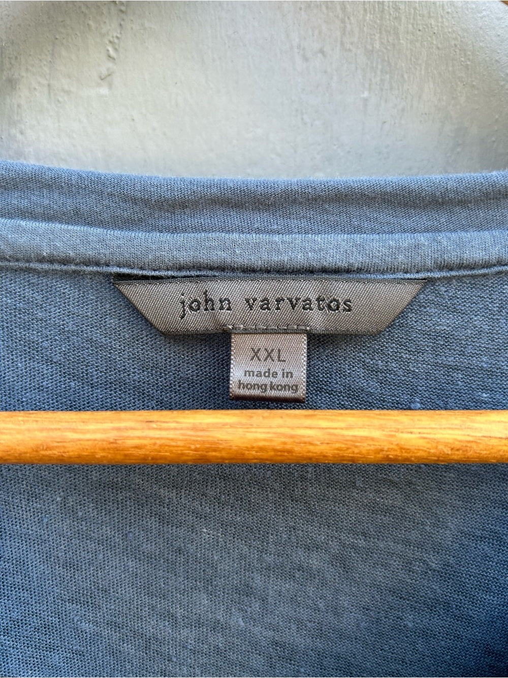 John Varvatos Miles Slub Organic Cotton T-Shirt, Size XXL