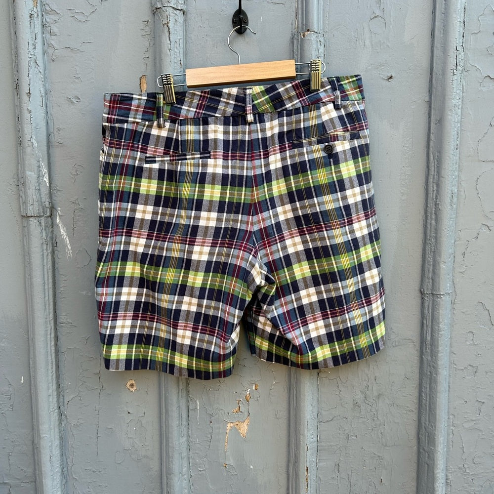 J Crew Cotton Favourite Fit Plaid Shorts, size 12