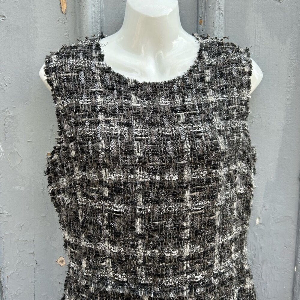 Dolce & Gabbana Houndstooth Tweed Dress, size approx 6/8