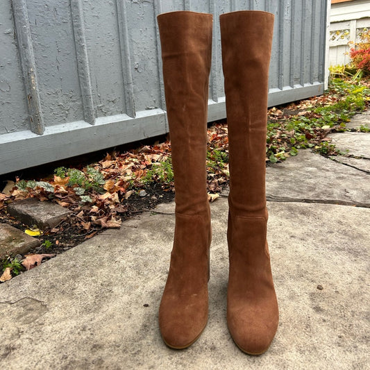 MICHAEL MICHAEL KORS Leigh Suede Boot, size 10