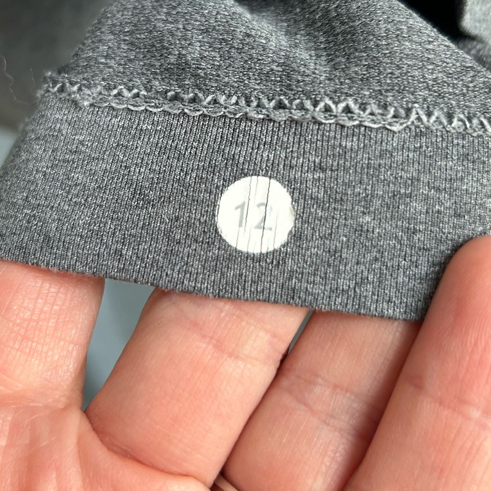 Lululemon Long Sleeved Grey Swiftly tee, size 12