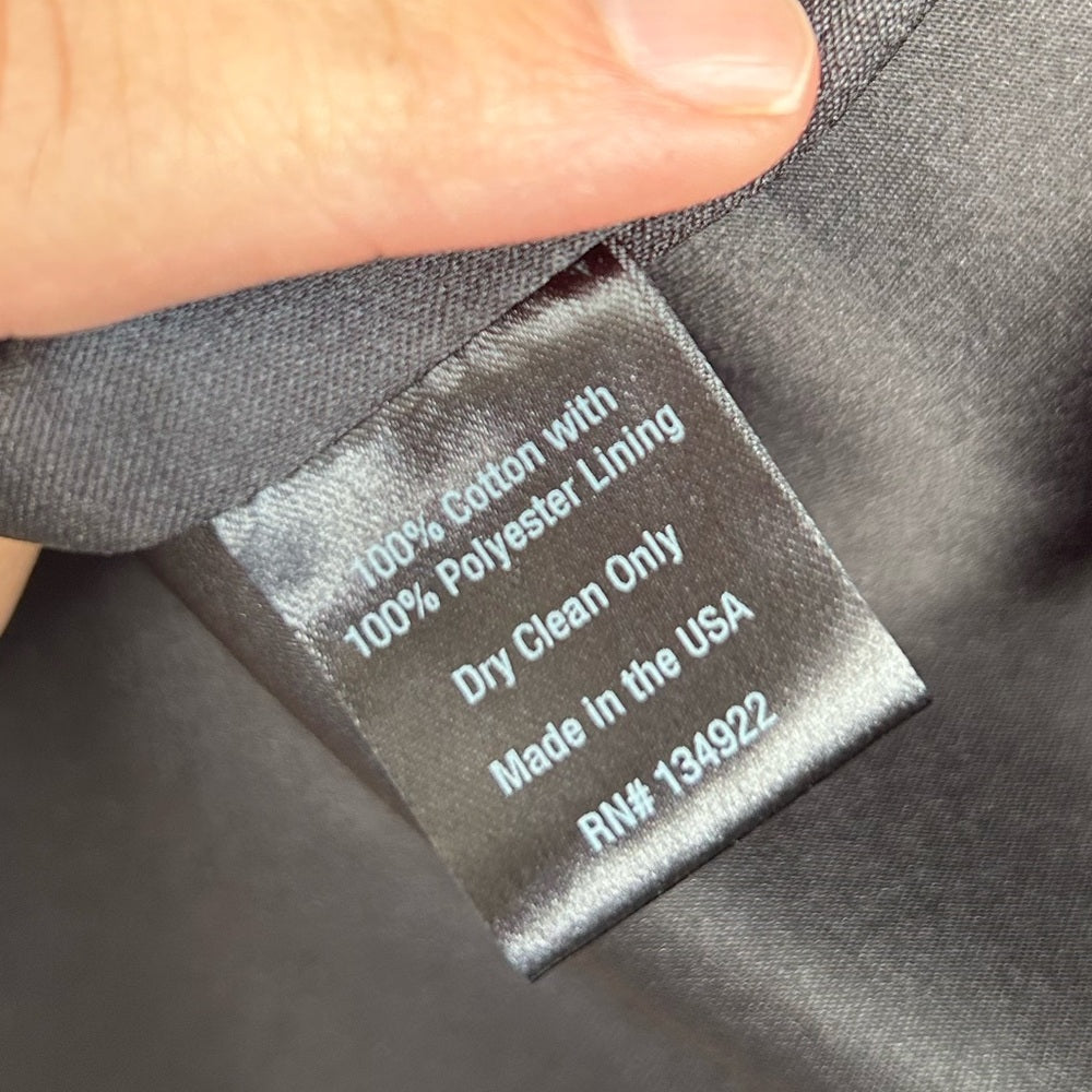 Emerson Fry Black Dylan Cord Jacket, Size Large