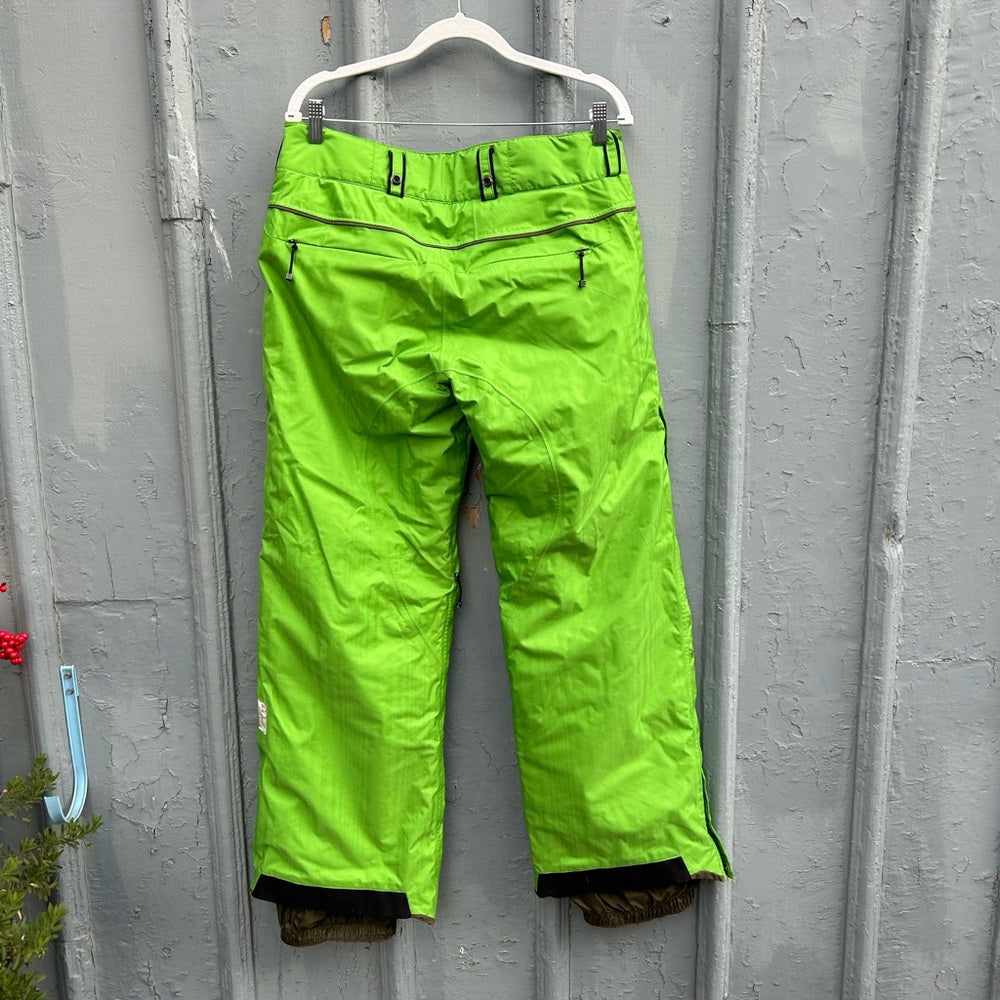 Bonfire Chartreuse Green Radiant Snowboard Snow pants, size M