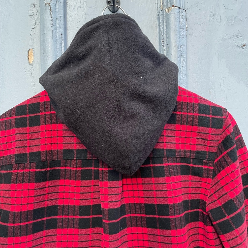 Roots Plaid Shacket, size 9/10 years old
