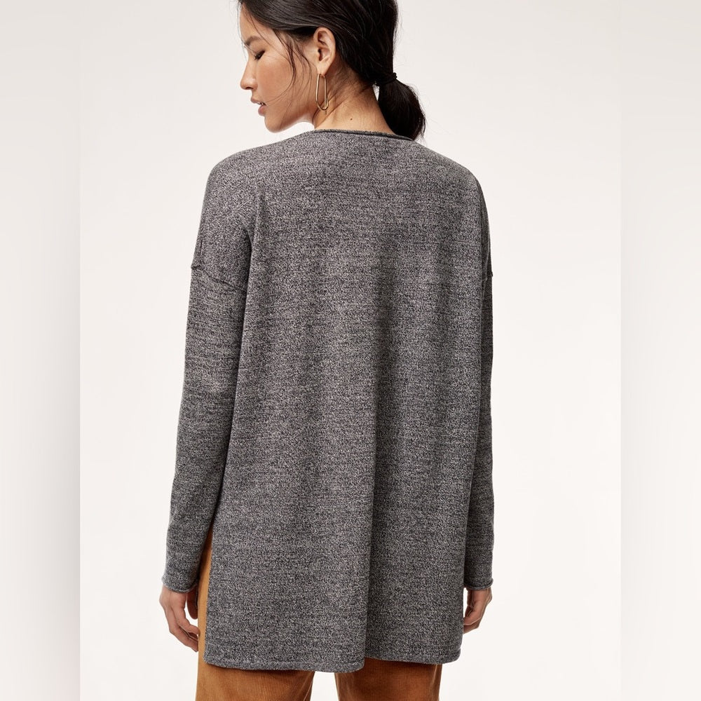 Babaton Erin Heathered Gray Sweater, size xs