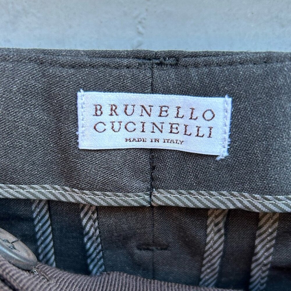 Brunello Cucinelli Wool Trousers, size 8