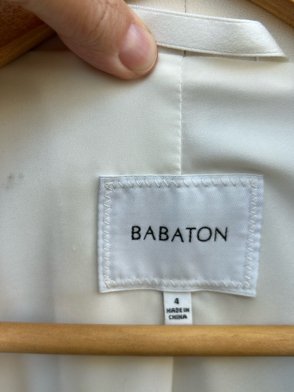 Babaton Cream Dominik Blazer, size 4