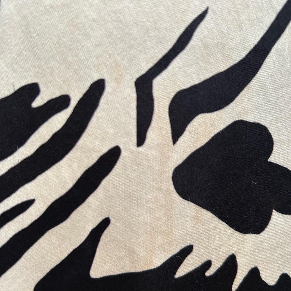 rag & bone x Liberty silk black and white floral sleeveless, size XL