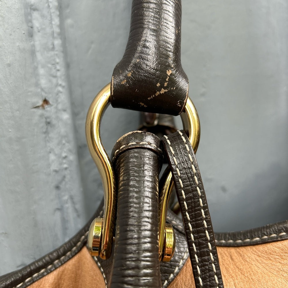Tous Leather shoulder bag, 16.5”x 11.5”x 6.5”