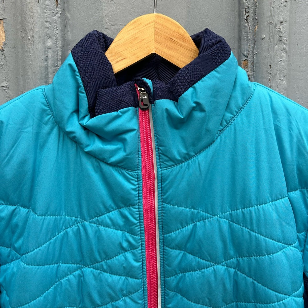 Lole Glee Thermaglow Lite Insulation Full Zip Quilted Jacket, size M