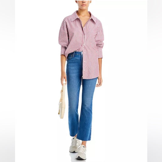 rag & bone Casey high rise ankle flare, size 29