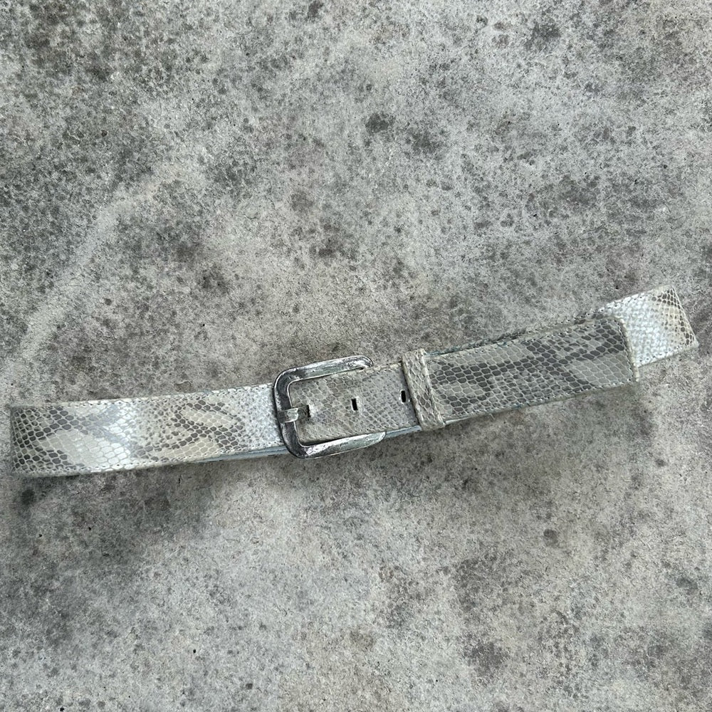Suzi Roher snakeskin belt, small