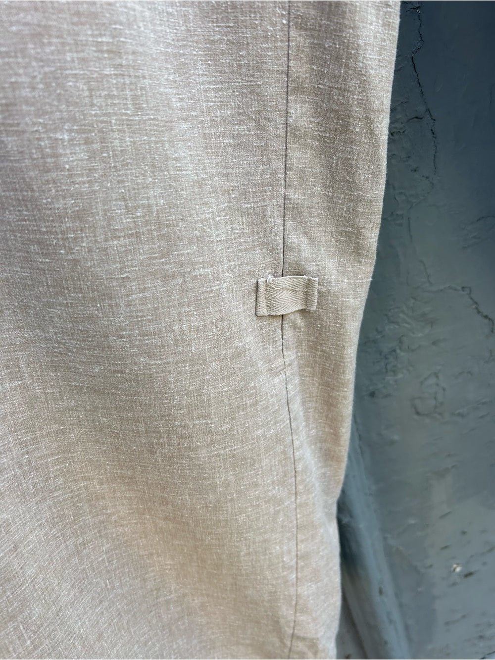 Isis Clothing Taupe Hemp Utility Pants, size 10