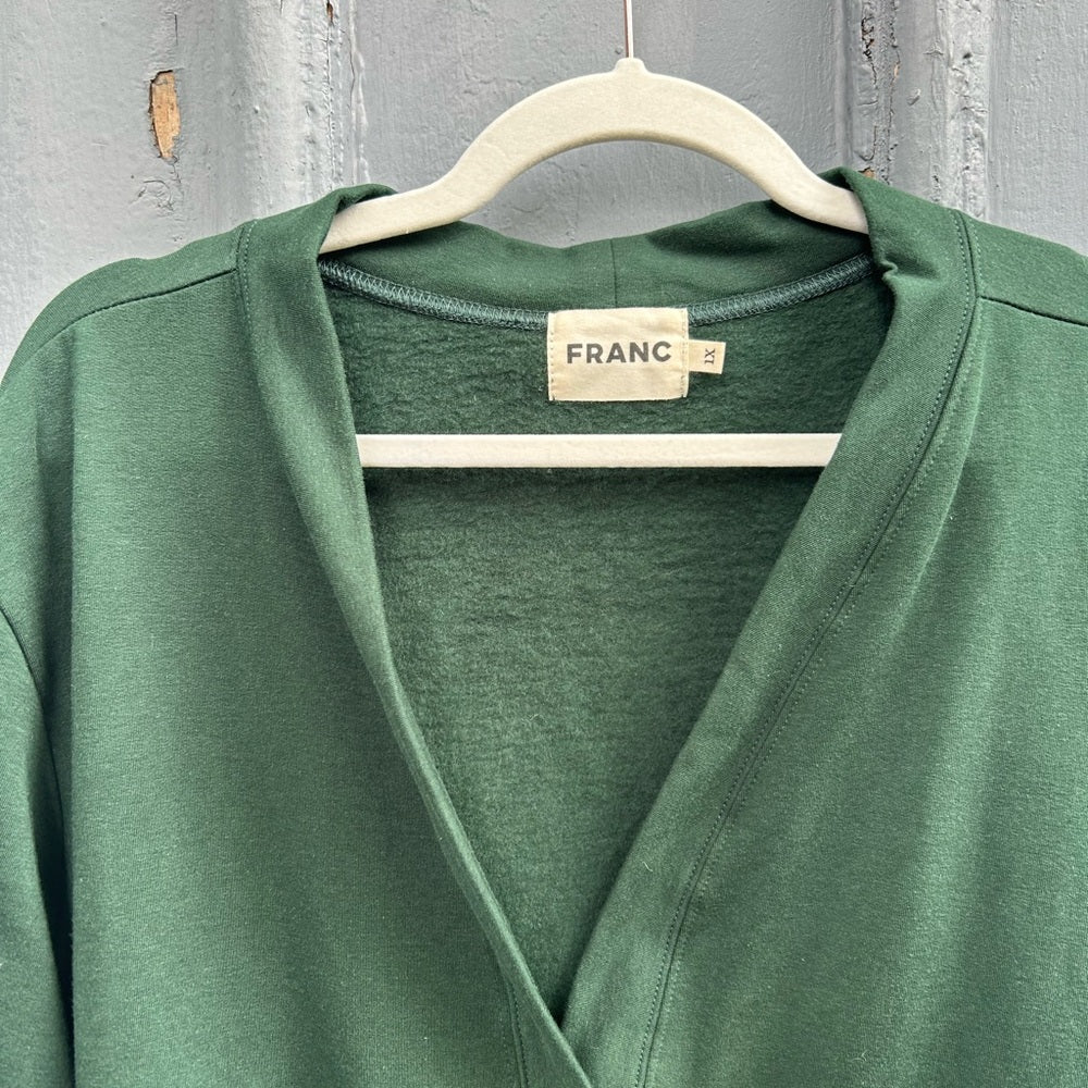 Franc Green The Cropped Cardi, size 1X