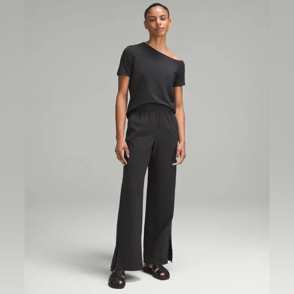 Lululemon Off-The-Shoulder Cotton T-Shirt, size approx M