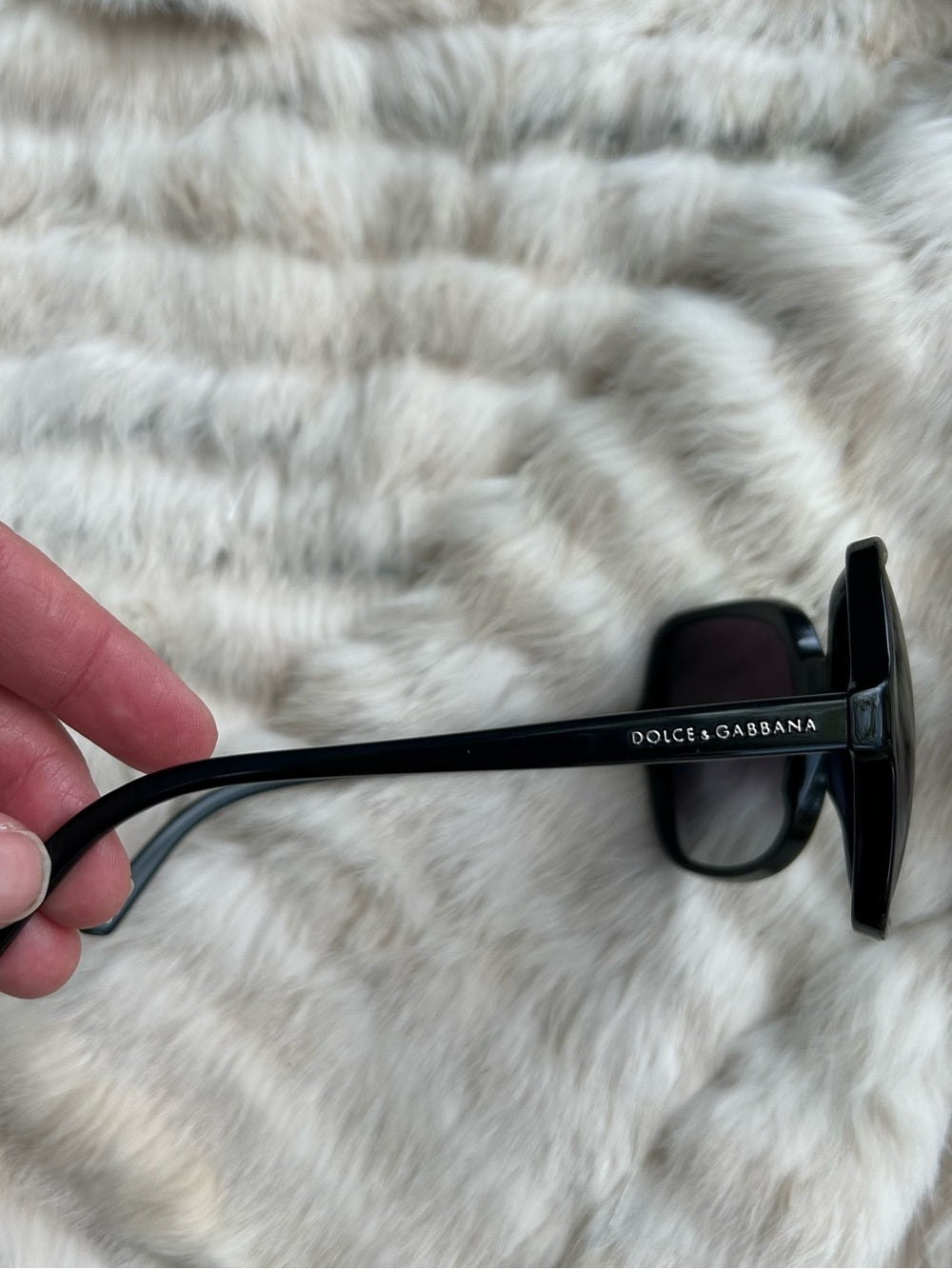 Dolce & Gabbana black Square Sunglasses, OS