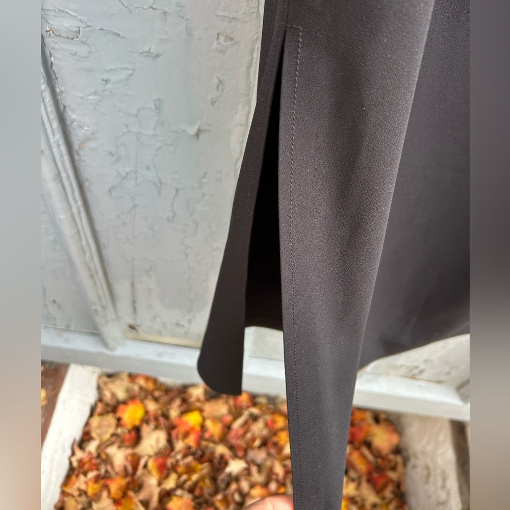 T by Alexander Black Wang Midi shift dress with side slit, size 4